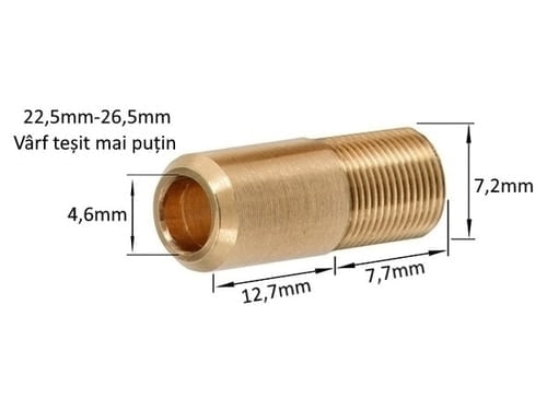 Varf duza nozzle Nozz-X Tesit Mai Putin 22.5 26.5mm PERUN-5-1